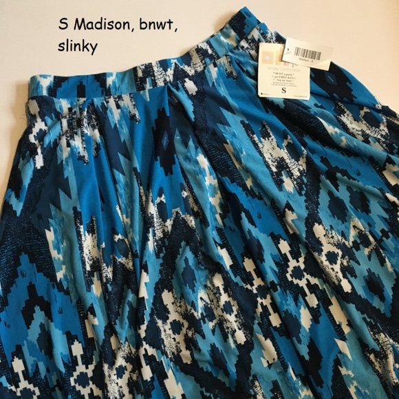 LuLaRoe Dresses & Skirts - S Lularoe Madison skirt, slinky fabric